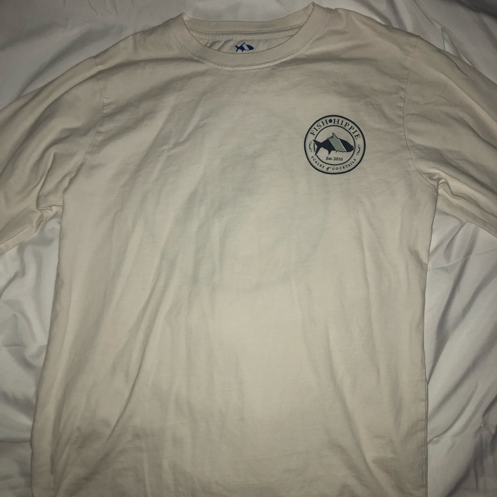 Fish hippie long sleeve t-shirt